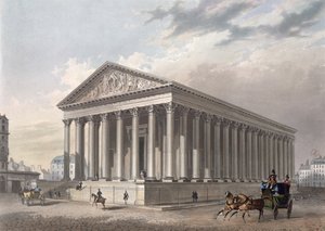 Vista exterior, de, a, madeleine, paris